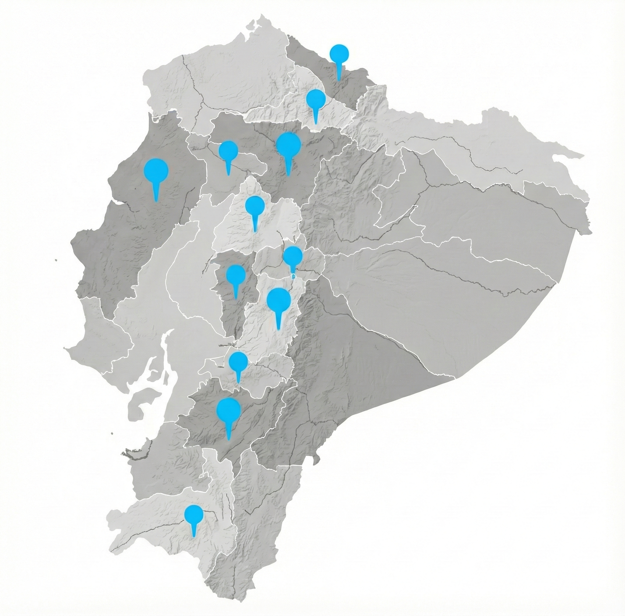 Mapa de cobertura IMSATEL